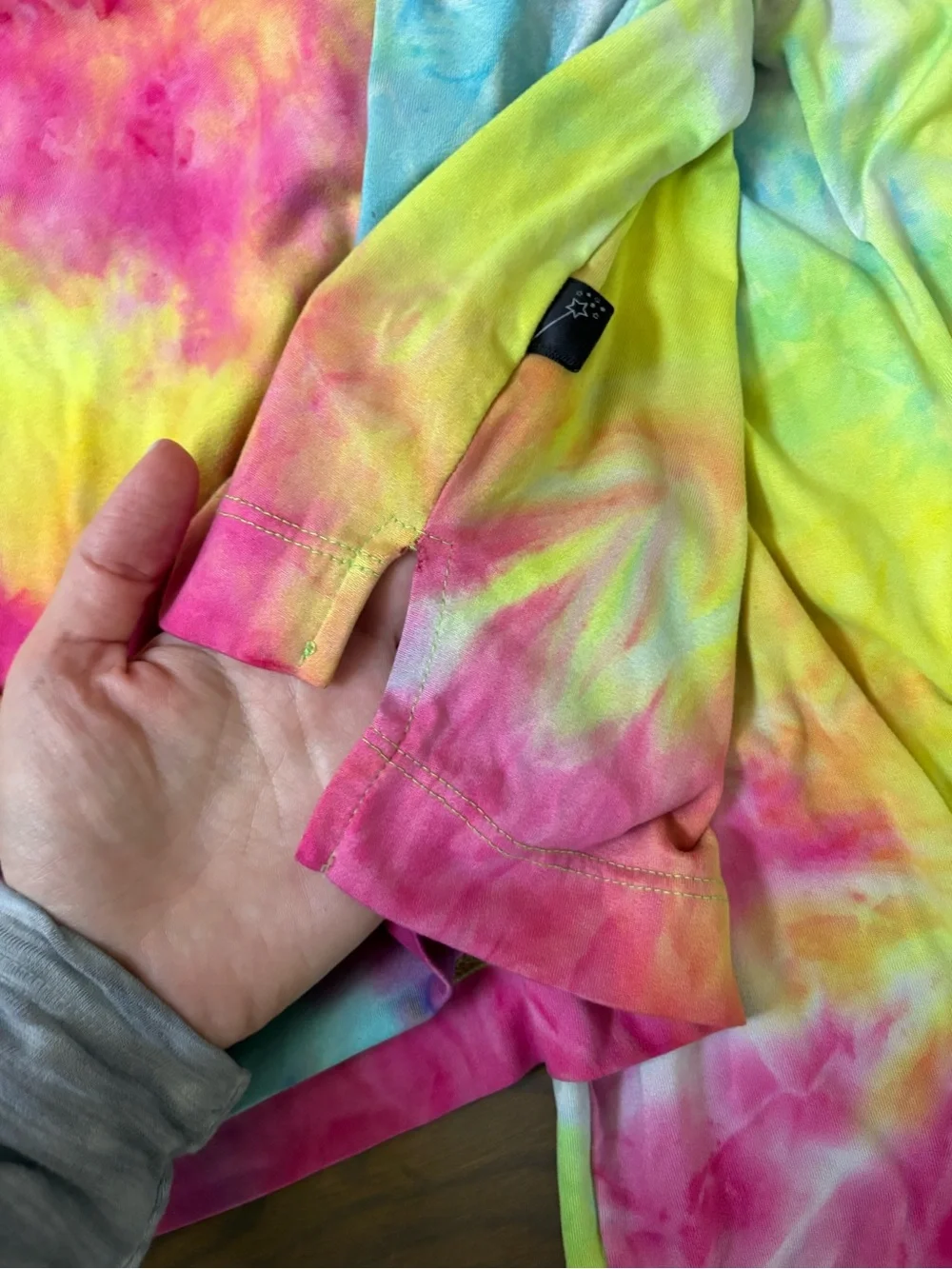 Long-Sleeve Kids Tie-Dye Pajama Set - Multicolor